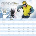 Warm Waterproof Ski Gloves for Men, Women, & Kids