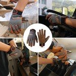 Leather Work Gloves for Men and Women