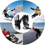 Warm Waterproof Ski Gloves for Men, Women, & Kids