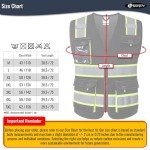 Hi Vis Reflective Safety Vests with Pockets