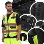 Hi Vis Reflective Safety Vests with Pockets
