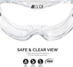Neiko Pro Clear Safety Goggles for Labs & Outdoors