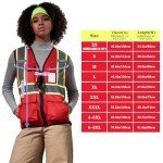 Women's Hi-Vis Red EMS Safety Vest
