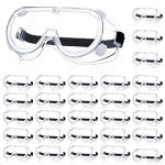 30 Pack Clear Anti-Fog Safety Goggles