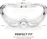 Neiko Pro Clear Safety Goggles for Labs & Outdoors