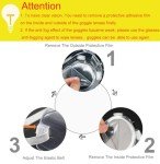 4 Pack Protective Safety Goggles for Lab & Work