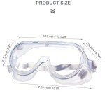 4 Pack Protective Safety Goggles for Lab & Work