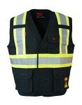 FR Cotton Duck Hi-Vis Safety Vest - 2X-Large