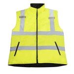 High Visibility Reversible Insulated Safety Vest - XL