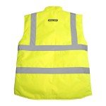 High Visibility Reversible Insulated Safety Vest - XL