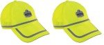 High Visibility Reflective Lime Hats for Men (2-Pack)