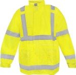 Hi-Vis Waterproof Flame Retardant Jacket & Bib Set