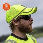 High Visibility Reflective Lime Hats for Men (2-Pack)