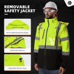 High Visibility Softshell Safety Jacket for Men