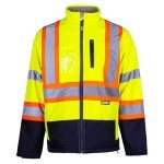 Hi-Vis Yellow Softshell Jacket - Waterproof & Breathable
