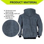 Men’s High-Visibility Reflective Safety Hoodie Jacket