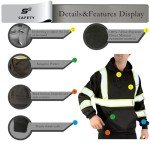 Men's Hi-Vis Reflective Safety Hoodie – Black