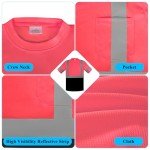 Hi-Vis Class 3 Breathable Short Sleeve Safety Shirt