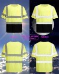 Hi-Vis Safety Yellow T-Shirts for Men