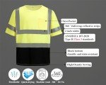 Hi-Vis Safety Yellow T-Shirts for Men