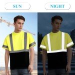 Hi Vis Class 3 Reflective Short Sleeve Shirt 2XL