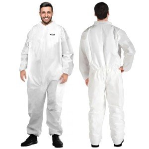 YIBER Heavy Duty Disposable Hazmat Suit - 7 Sizes
