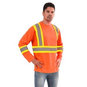High Visibility Class 3 Long Sleeve Safety Shirt