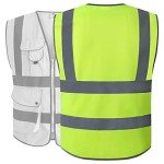 High Visibility Reflective Safety Vest - X-Large
