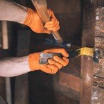 HD Orange Nitrile Industrial Disposable Gloves, X-Large