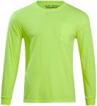 High Visibility Long Sleeve Safety Shirts - 4 Pack