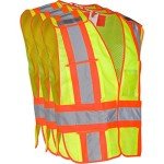 High Visibility Breakaway Safety Vest - 3 Pack