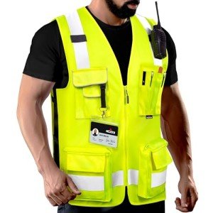 NoCry Reflective Safety Vest with Phone Pocket