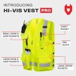 NoCry Reflective Safety Vest with Phone Pocket