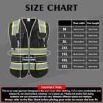 High Visibility Reflective Safety Vest with 8 Pockets