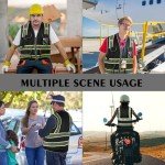 High Visibility Reflective Safety Vest with 8 Pockets