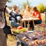 BBQ Gloves Set with Cotton Liners & Nitrile