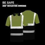High Visibility Reflective Polo Shirt - ANSI Class 2