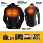 DEWALT Women's Heated Jacket Kit, Black, Small