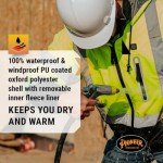 Men's Waterproof Hi-Vis Safety Bomber Jacket