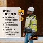 Men's Waterproof Hi-Vis Safety Bomber Jacket