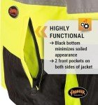 Reversible Waterproof Hi-Vis Safety Jacket for All