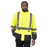 Reversible Waterproof Hi-Vis Safety Jacket for All