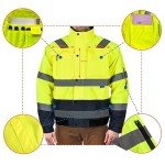 High-Visibility Waterproof Reflective Safety Jacket