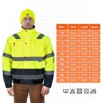 High-Visibility Waterproof Reflective Safety Jacket