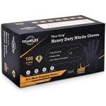 TitanFlex Heavy Duty Nitrile Gloves, XL, 100 Count