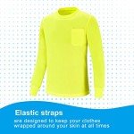 High Visibility Quick Dry Long Sleeve T-Shirt - 3 Pack