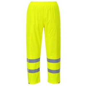 Hi-Vis Waterproof Rain Pants - Reflective Safety Wear