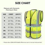 TICONN High Visibility Reflective Safety Vest - Yellow