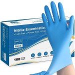Heavy Duty Nitrile Exam Gloves, Medium, 100 Count