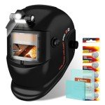 TRQWH Solar Auto Darkening Welding Helmet with Light
